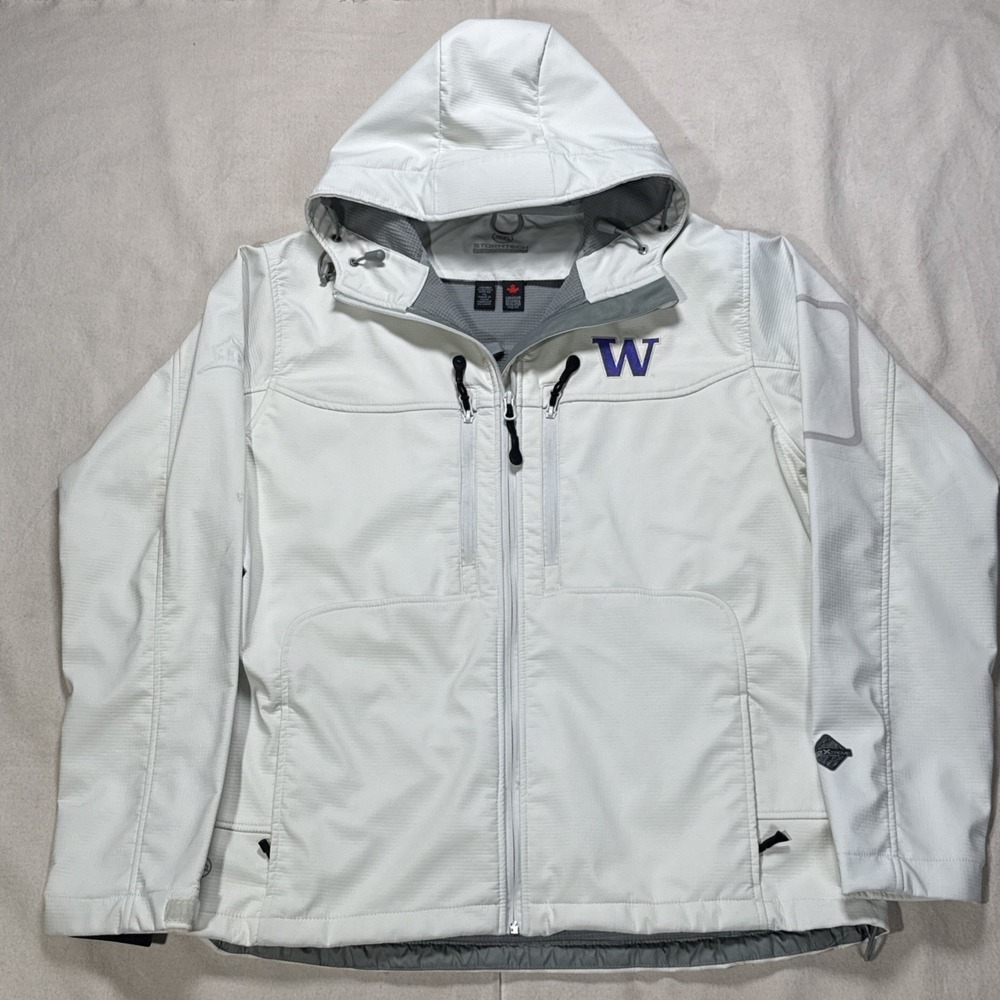 Washington Huskies Under Armour Storm Tech Soft shell Jacket Womens XL Ivory
